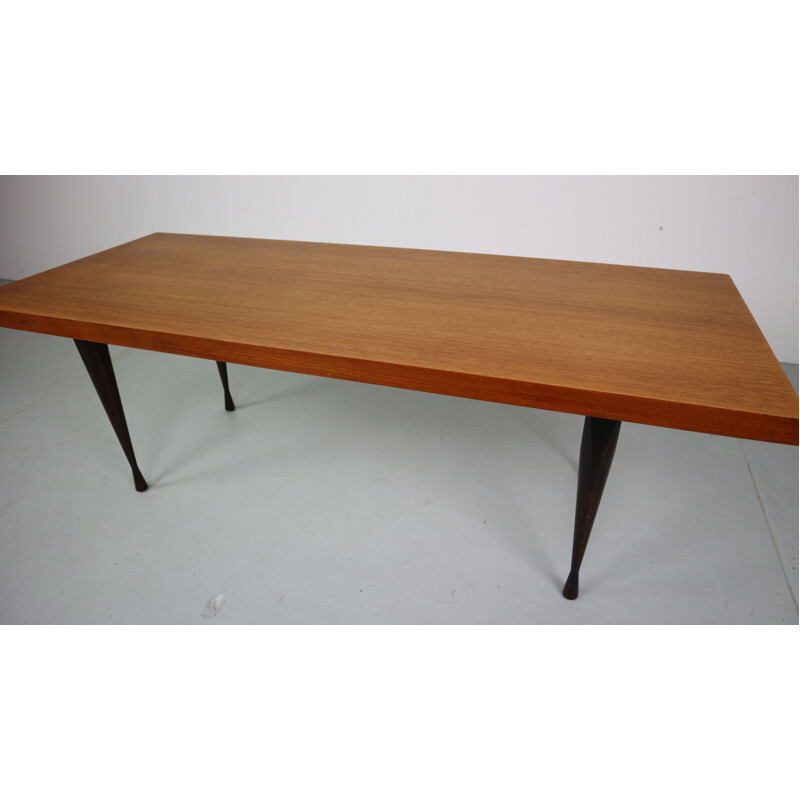 Vintage Danish coffee table in teak