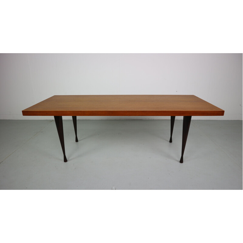 Vintage Danish coffee table in teak