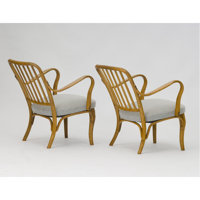 Suite de 2 fauteuils vintage 752 par Josef Frank