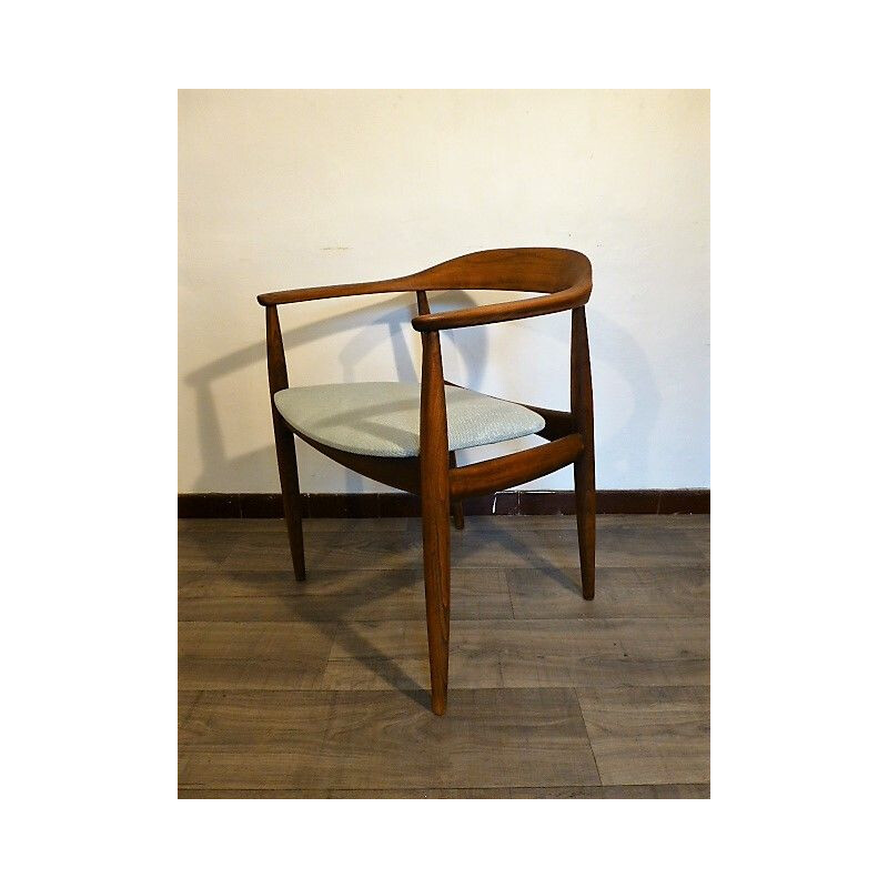 Vintage Scandinavian armchair in teak by Arne Wahl Iversen