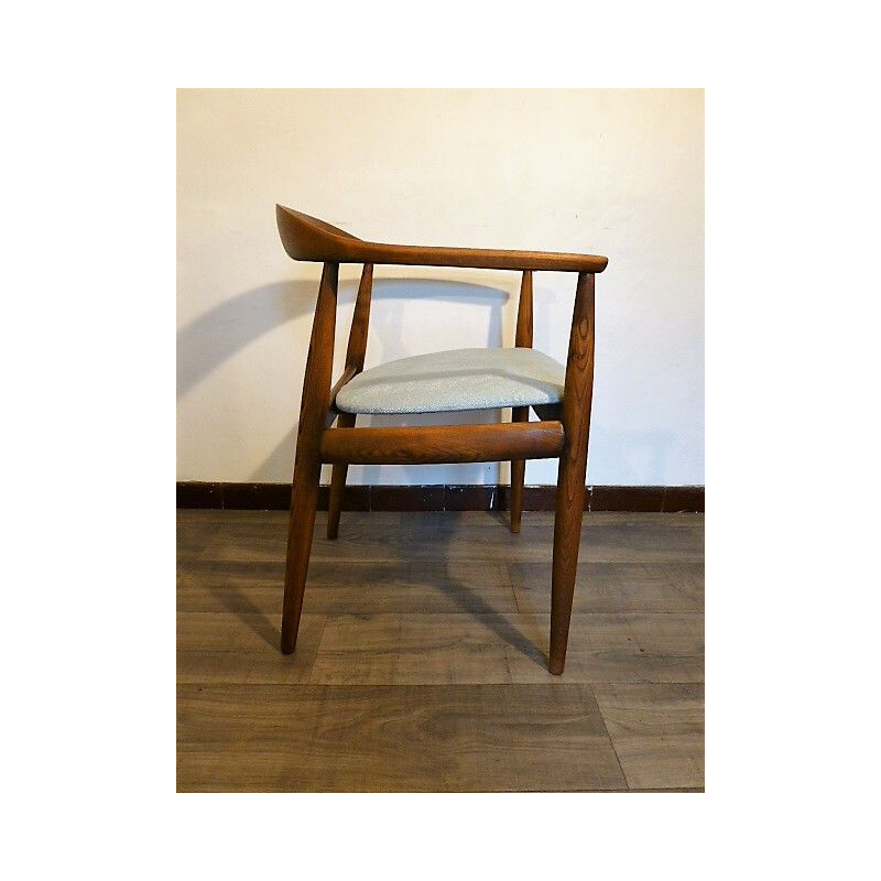 Vintage Scandinavian armchair in teak by Arne Wahl Iversen