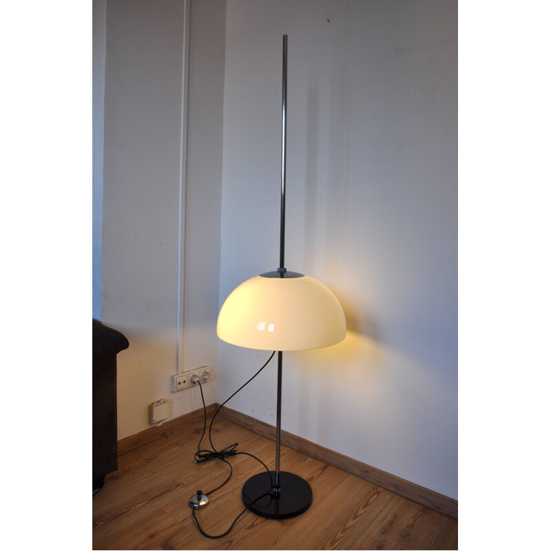 Vintage floor lamp in metal and plastic by Metalarte Spain