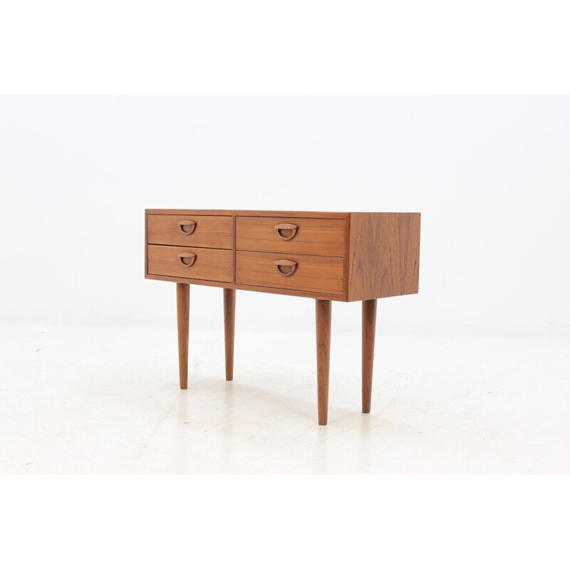 Vintage chest of drawers in brown teak by Kai Kristiansen 1960