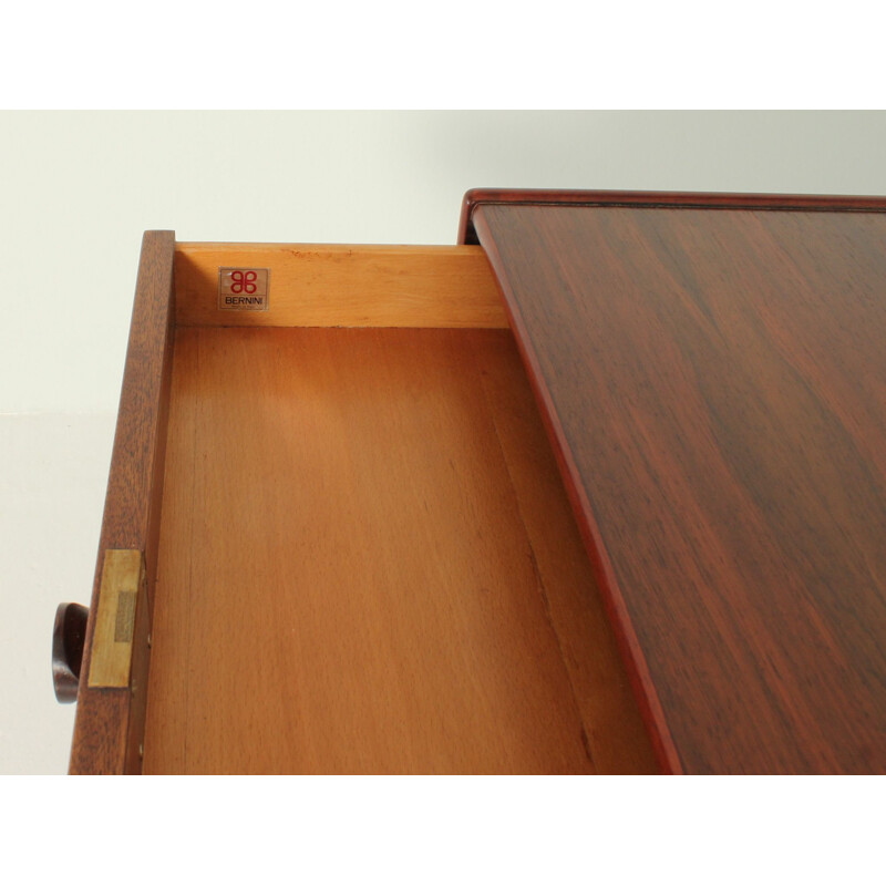 Vintage Gianfranco Frattini rosewood desk for Bernini 1950