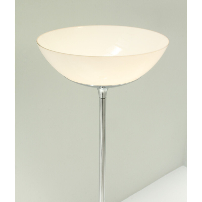 Vintage Aminta floor lamp by Emma Schweinberger in steel and glass