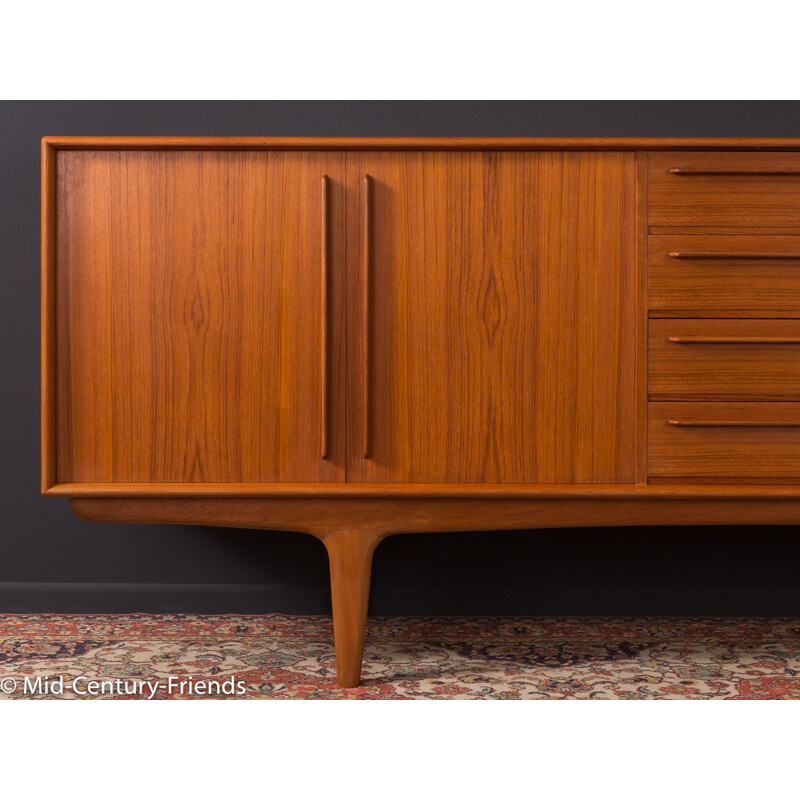 Enfilade vintage scandinave en teck des années 1960