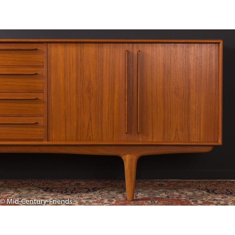 Enfilade vintage scandinave en teck des années 1960