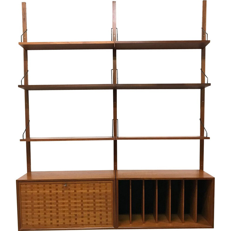 Vintage royal system wall unit by Poul Cadovius