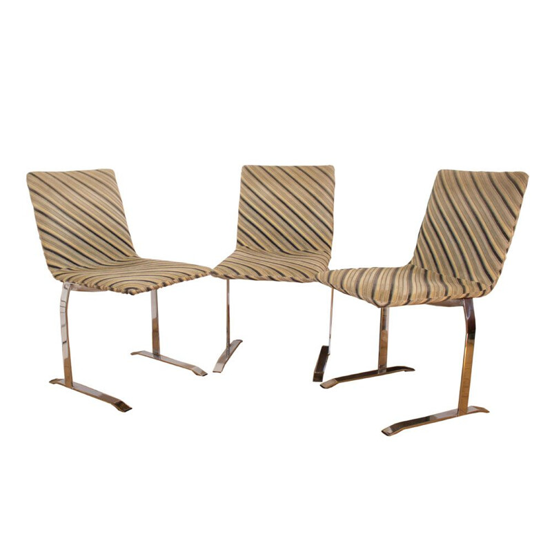 Set of 6 vintage chairs by Giovanni Offredi for Saporiti