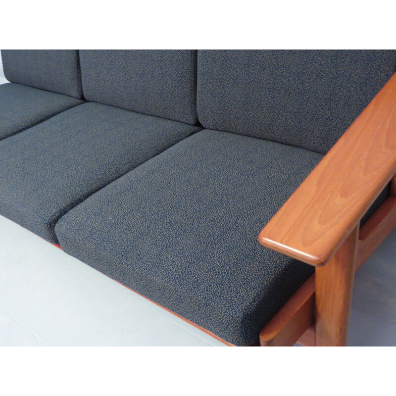 Vintage 3 seater sofa GE 290 by Hans Wegner for Getama