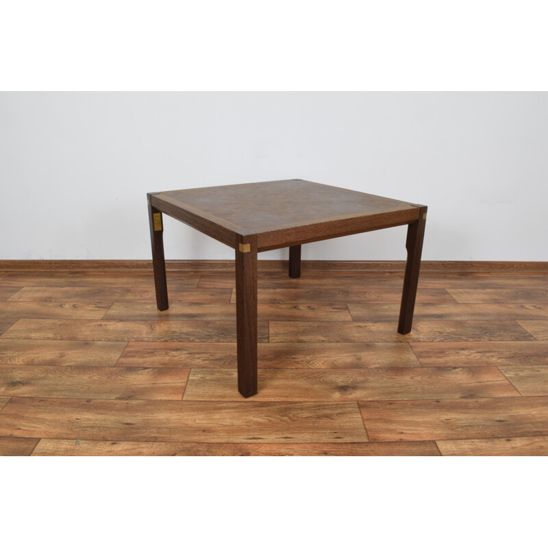Vintage danish table for Tranekaer Furniture in teak and rosewood
