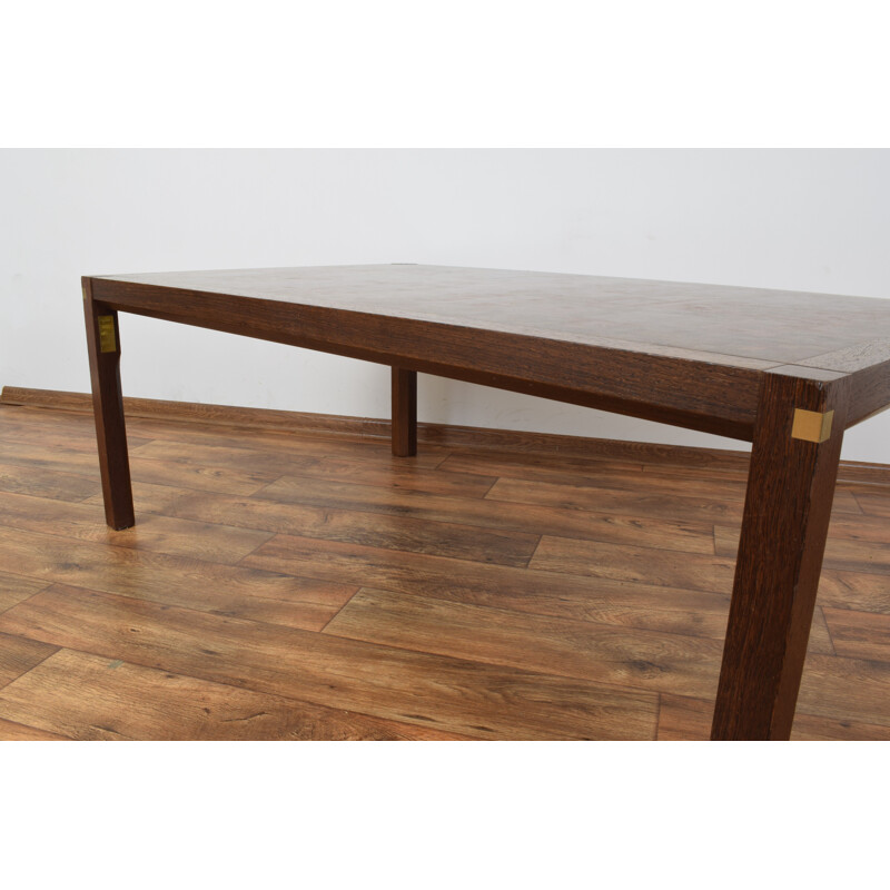 Vintage danish coffee table for Tranekaer Furniture in teak and rosewood
