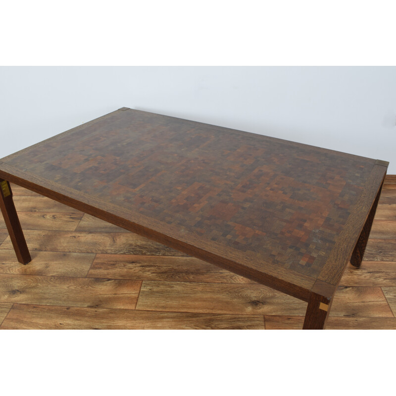 Vintage danish coffee table for Tranekaer Furniture in teak and rosewood