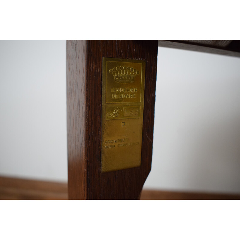 Table basse vintage danoise pour Tranekaer Furniture en teck et palissandre