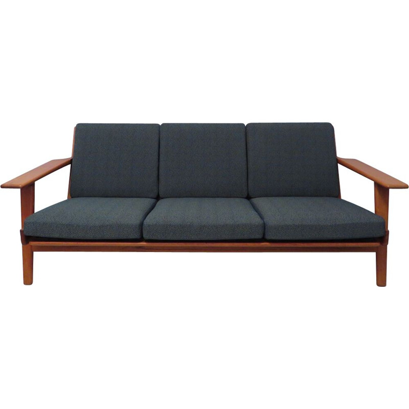 Vintage 3 seater sofa GE 290 by Hans Wegner for Getama