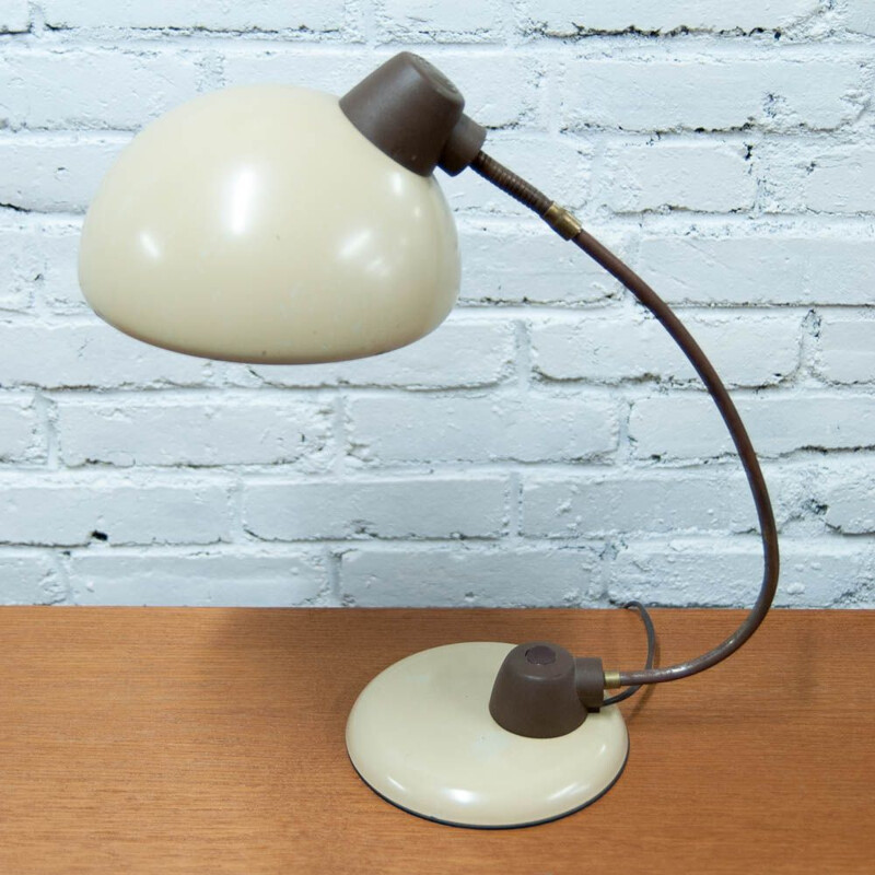 Vintage white desk lamp