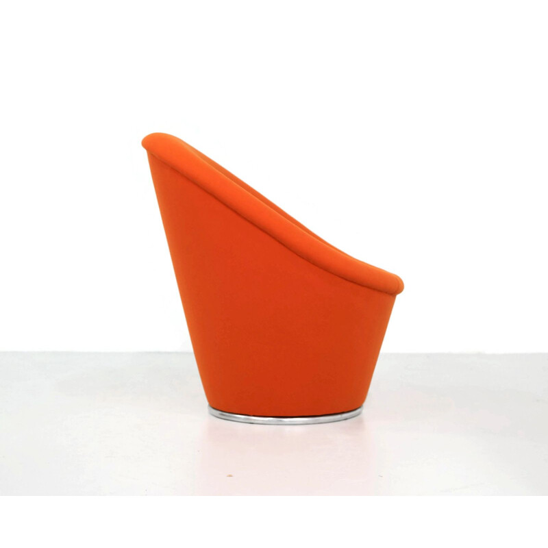 Fauteuil vintage orange