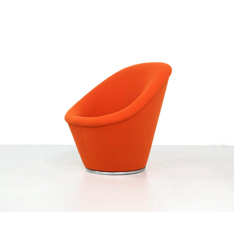 Fauteuil vintage orange