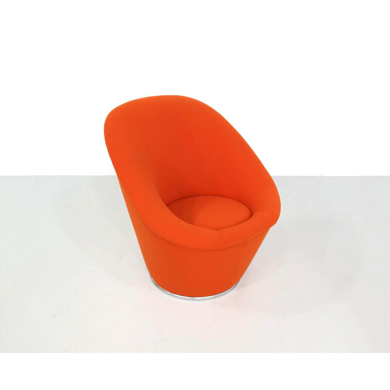 Fauteuil vintage orange