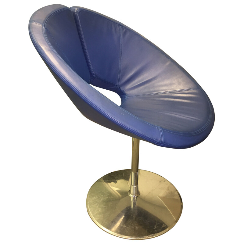 Appolo armchair in aluminum, leather and foam, Patrick NORGUET, Artifort edition - 2002