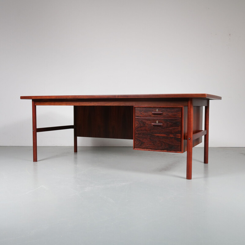 Vintage Danish desk by Arne Vodder for Sibast