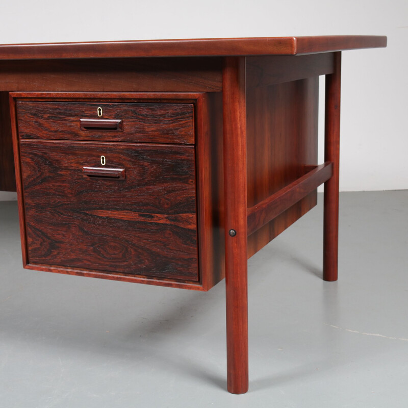 Vintage Danish desk by Arne Vodder for Sibast