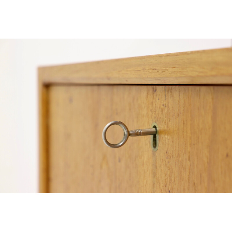 Vintage royal wall unit in teak by Poul Cadovius