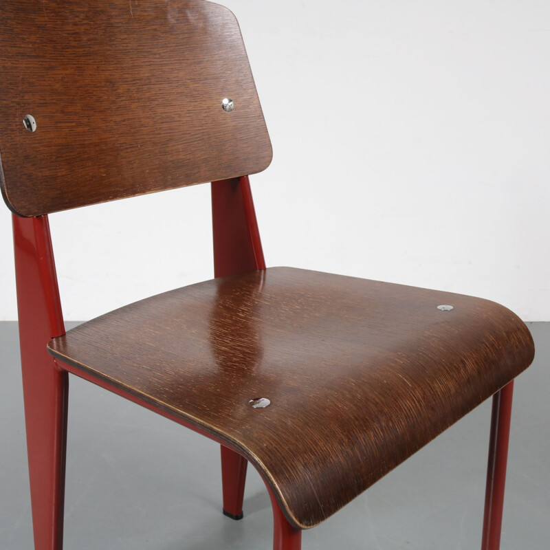 Chaise standard vintage par Jean Prouvé pour Vitra
