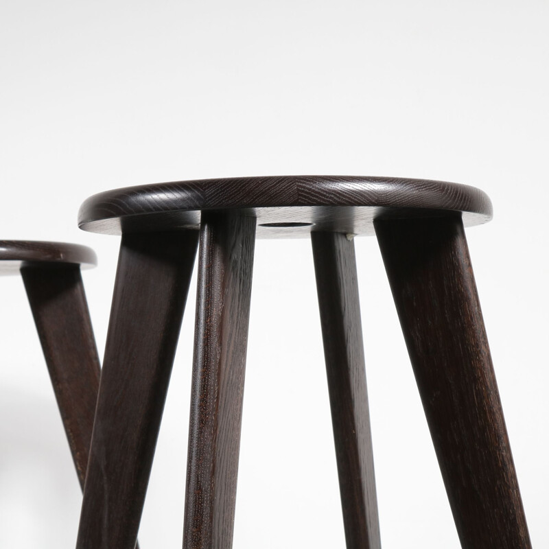 Set of 4 vintage stools by Jean Prouvé for Vitra