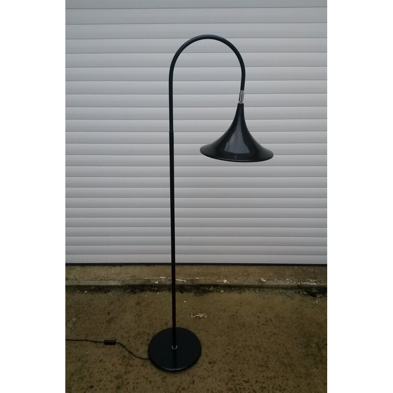 Vintage Dutch floor lamp in metal by Hala Zeist