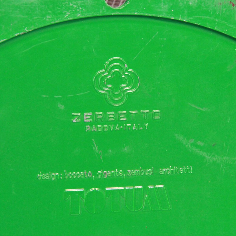 2 grüne Vintage-Lampen "TOTUM" von Bocatto and Gigante for Zerbetto