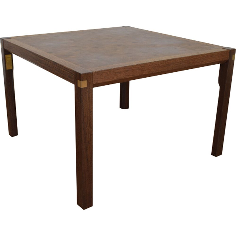 Table vintage danoise pour Tranekaer Furniture en teck et palissandre