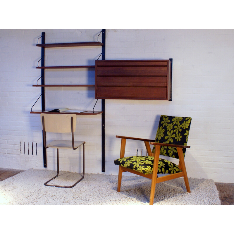 Royal shelving system in teak, Poul CADOVIUS - 1960s