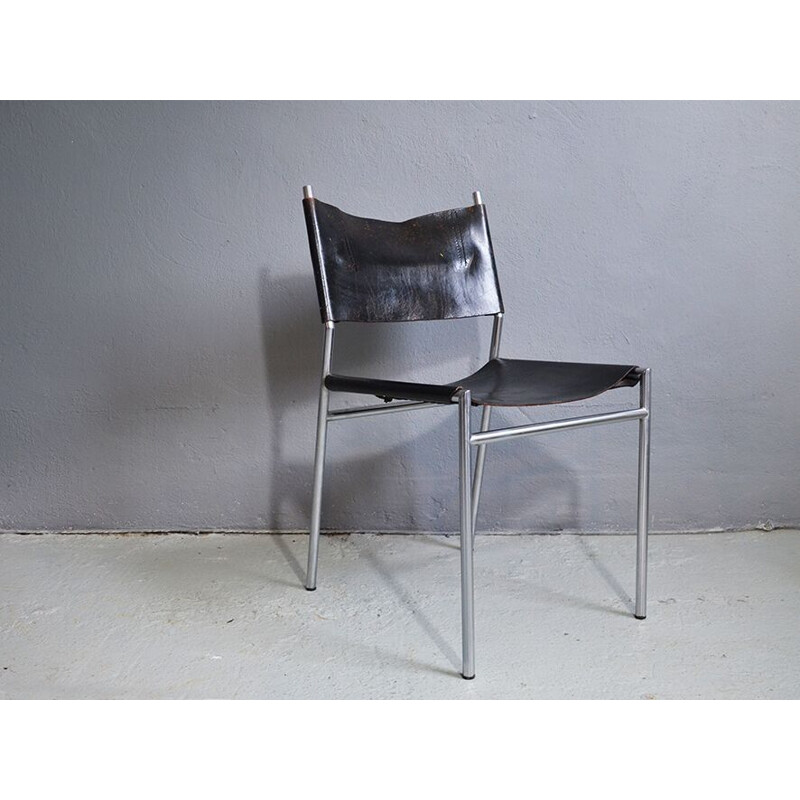 Suite de 4 chaises SE06 vintage par Martin Visser