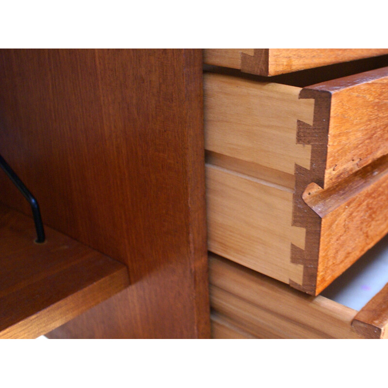 Royal shelving system in teak, Poul CADOVIUS - 1960s