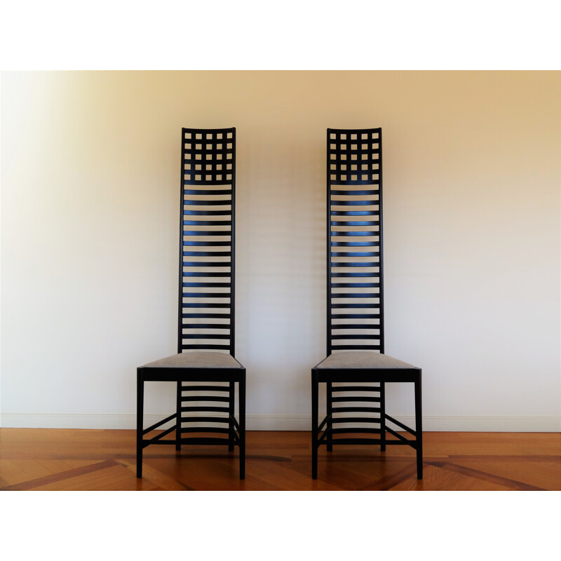 Chairs "Hill house 1" by Charles Rennie Mackintosh for Cassina