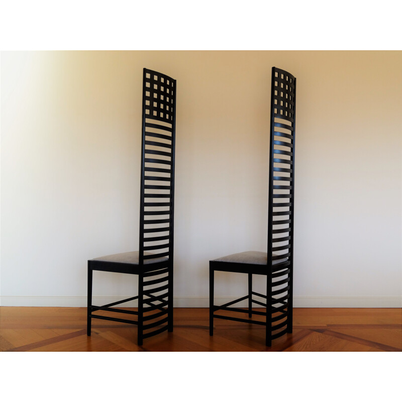 Chairs "Hill house 1" by Charles Rennie Mackintosh for Cassina