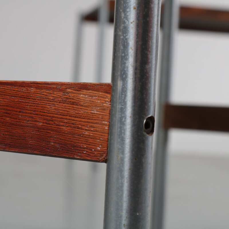 Nesting tables in glass and metal, Sven Ivar DYSTHE - 1960s