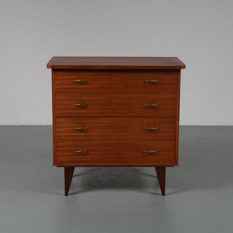 Teak drawer cabinet - 1950s