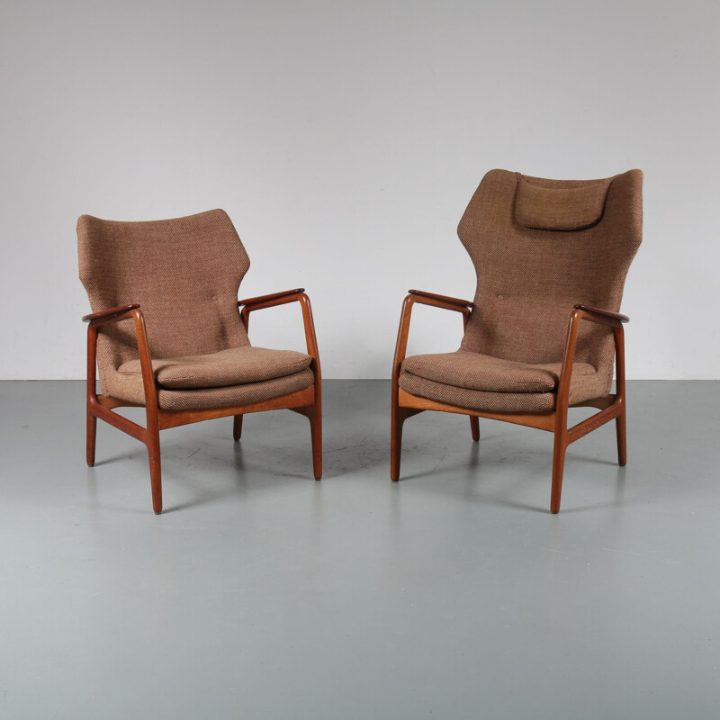 Pair of lounge chairs, Aksel BENDER MADSEN - 1950s