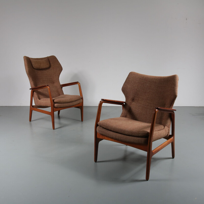 Pair of lounge chairs, Aksel BENDER MADSEN - 1950s