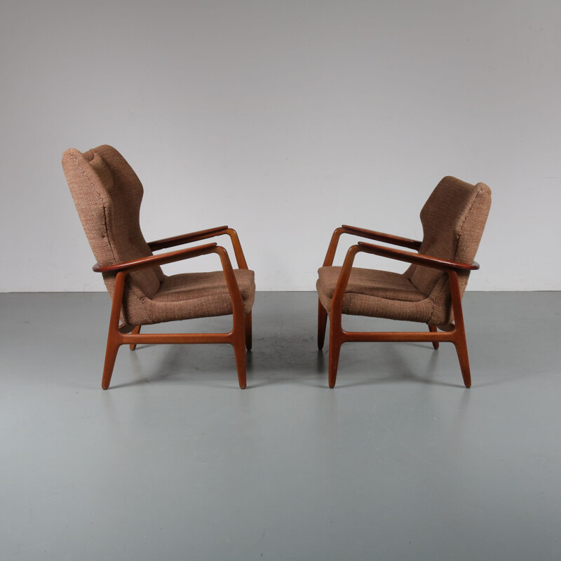 Pair of lounge chairs, Aksel BENDER MADSEN - 1950s