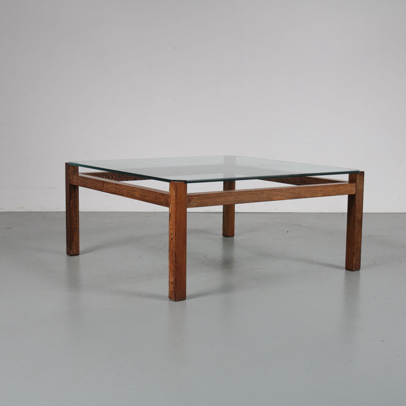 Vintage Dutch coffee table by Kho Liang ie