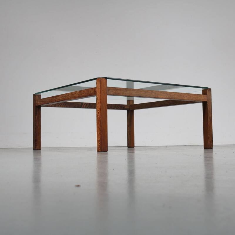 Vintage Dutch coffee table by Kho Liang ie