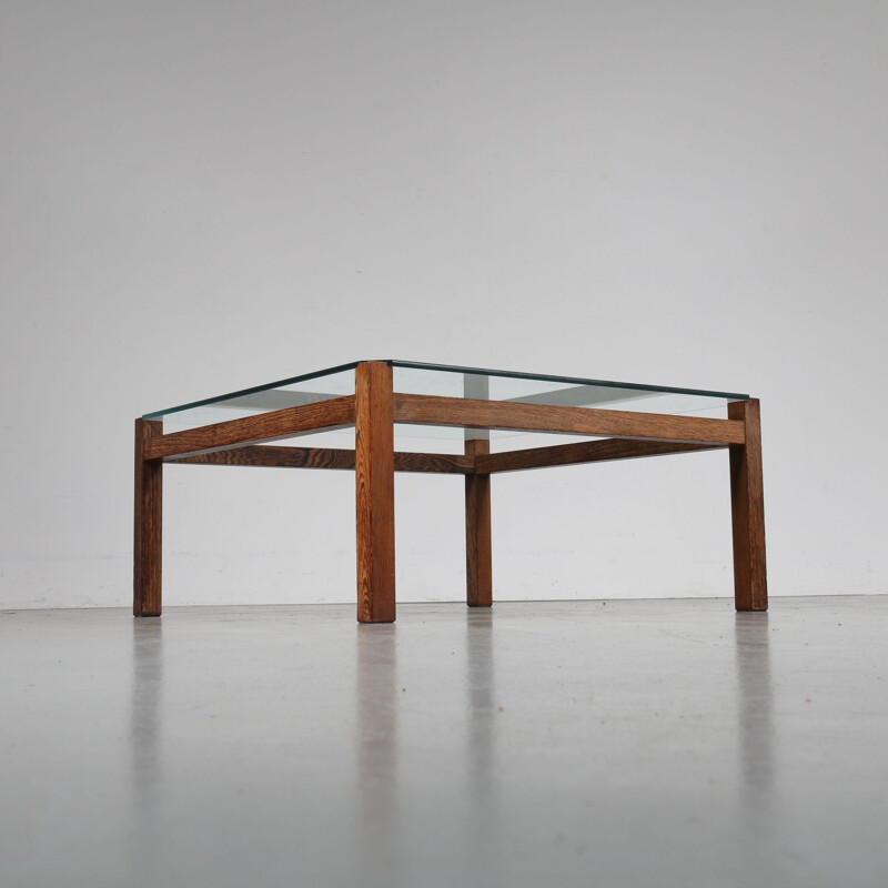 Vintage Dutch coffee table by Kho Liang ie