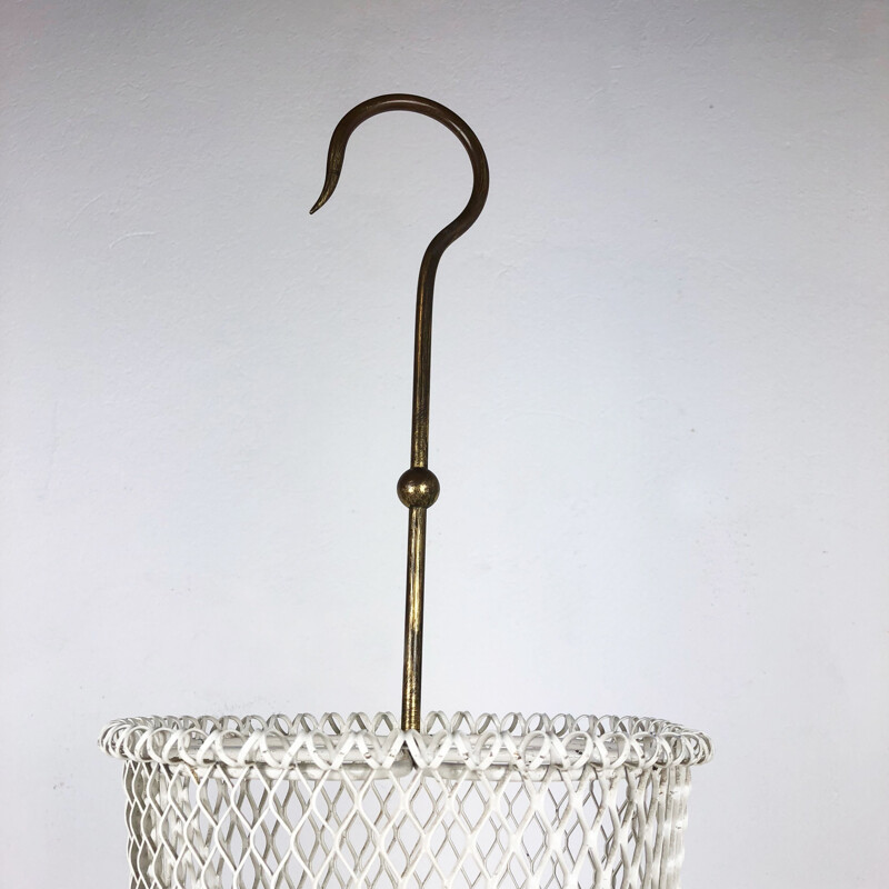 Vintage metal umbrella stand, France 1960