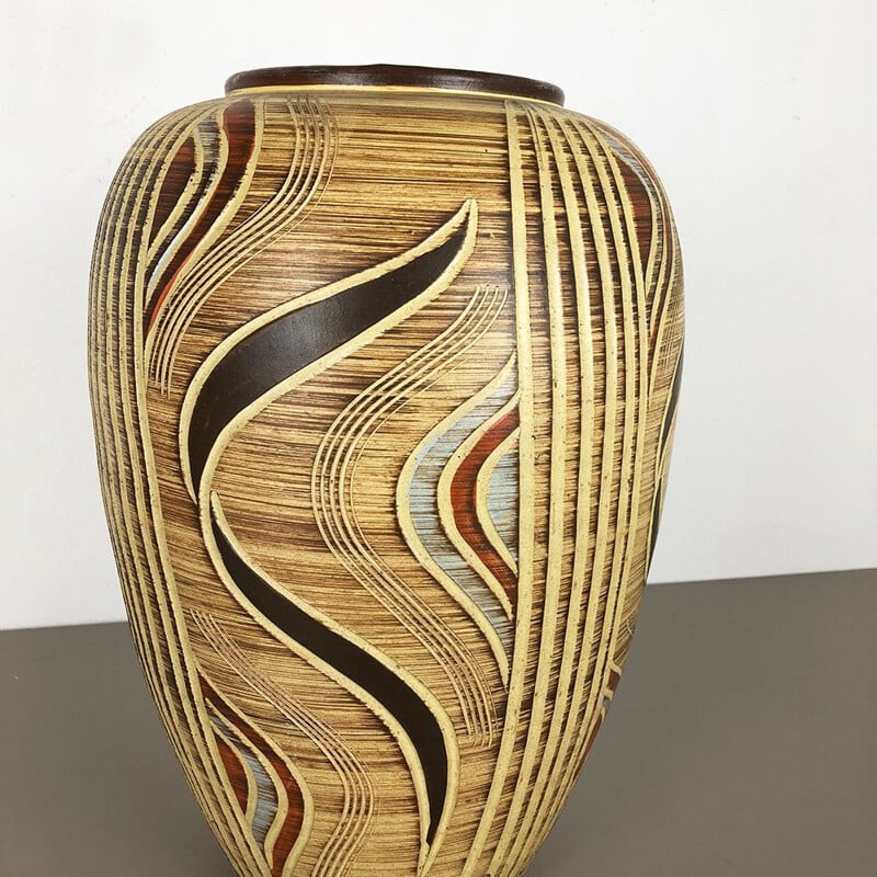 Vase vintage en céramique par Sawa Ceramics, Allemagne 1960