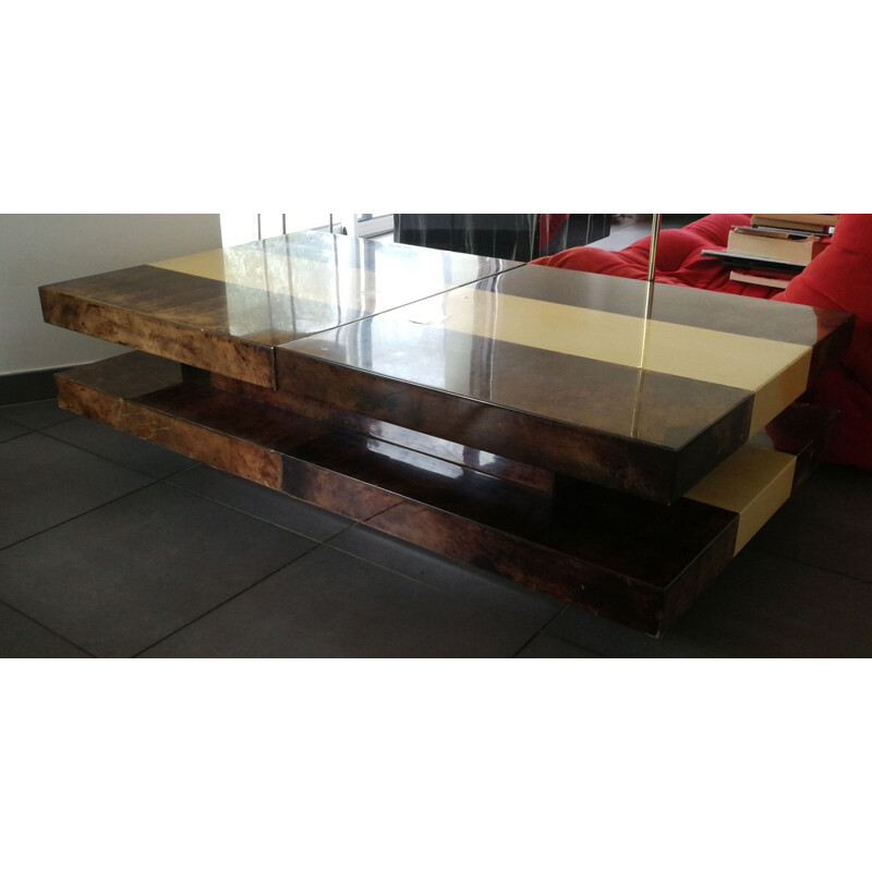 Vintage coffee table by Aldo Tura