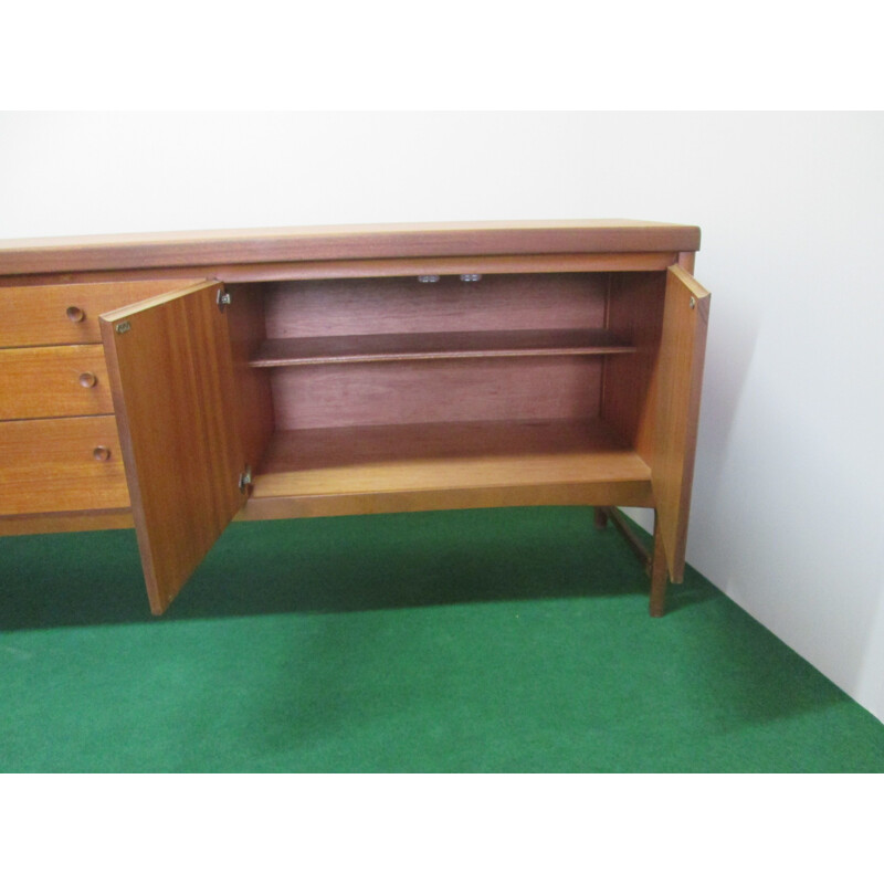 Long vintage sideboard in teak