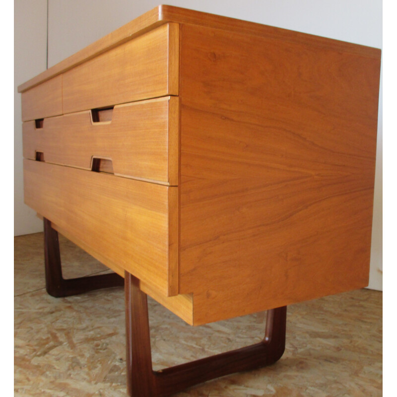 Small vintage chest of drawers by G Hoffstead for Uniflex